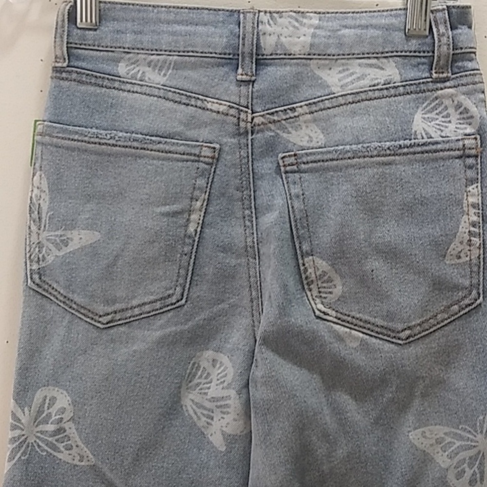 Tinsel Town Ladies Butterfly Jeans Size 0 - Picture 6 of 8